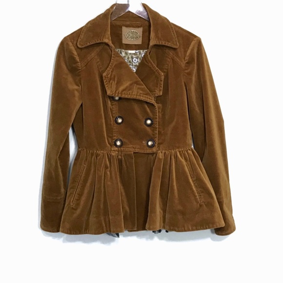 Anthropologie Jackets & Blazers - Anthropologie Idra Skirted Peacoat 2